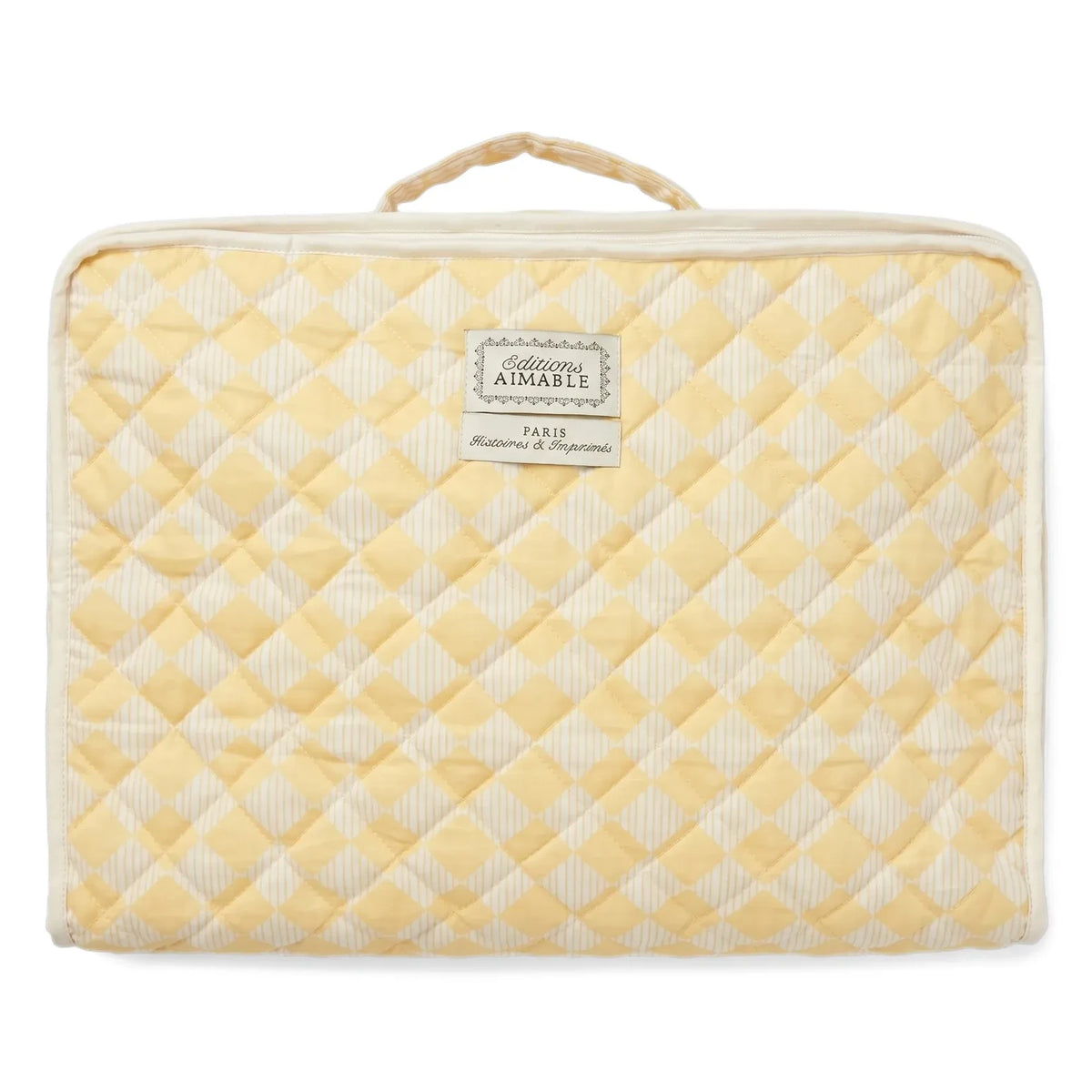 Editions Aimable - Vadim fabric suitcase | Harlequin Poplin