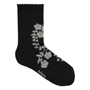 Molo - 2 Pairs Nomi Leopard Sock Set | Black