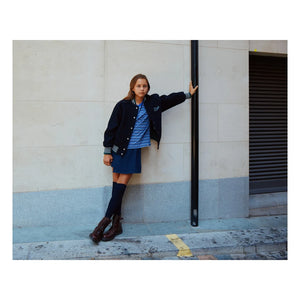 Finger in the nose - Corey Wool Jacket | Blue black