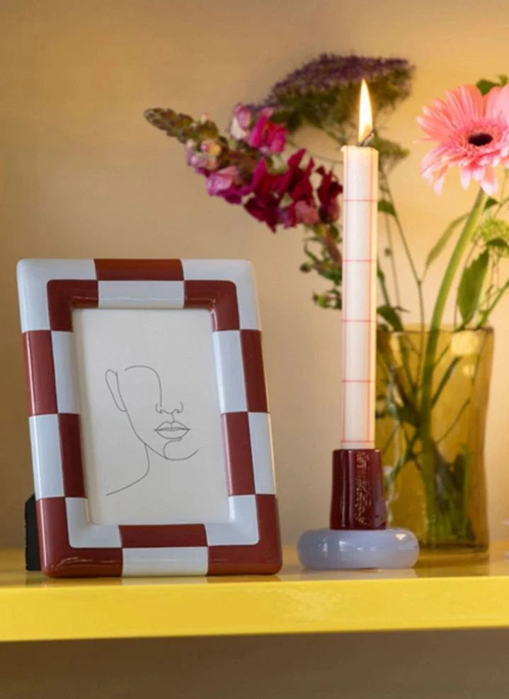 Present Time - Firenze Photo Frame | Burgundy