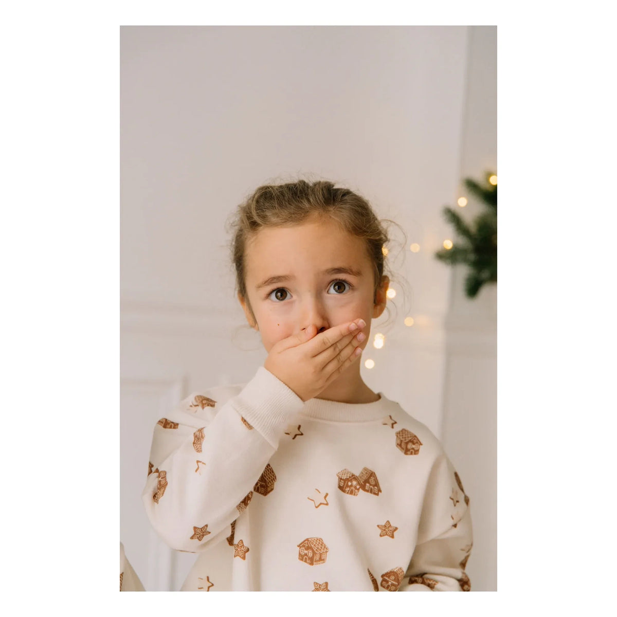 Studio Bohème - Noel Bear Sweatshirt Organic Cotton | Ecru