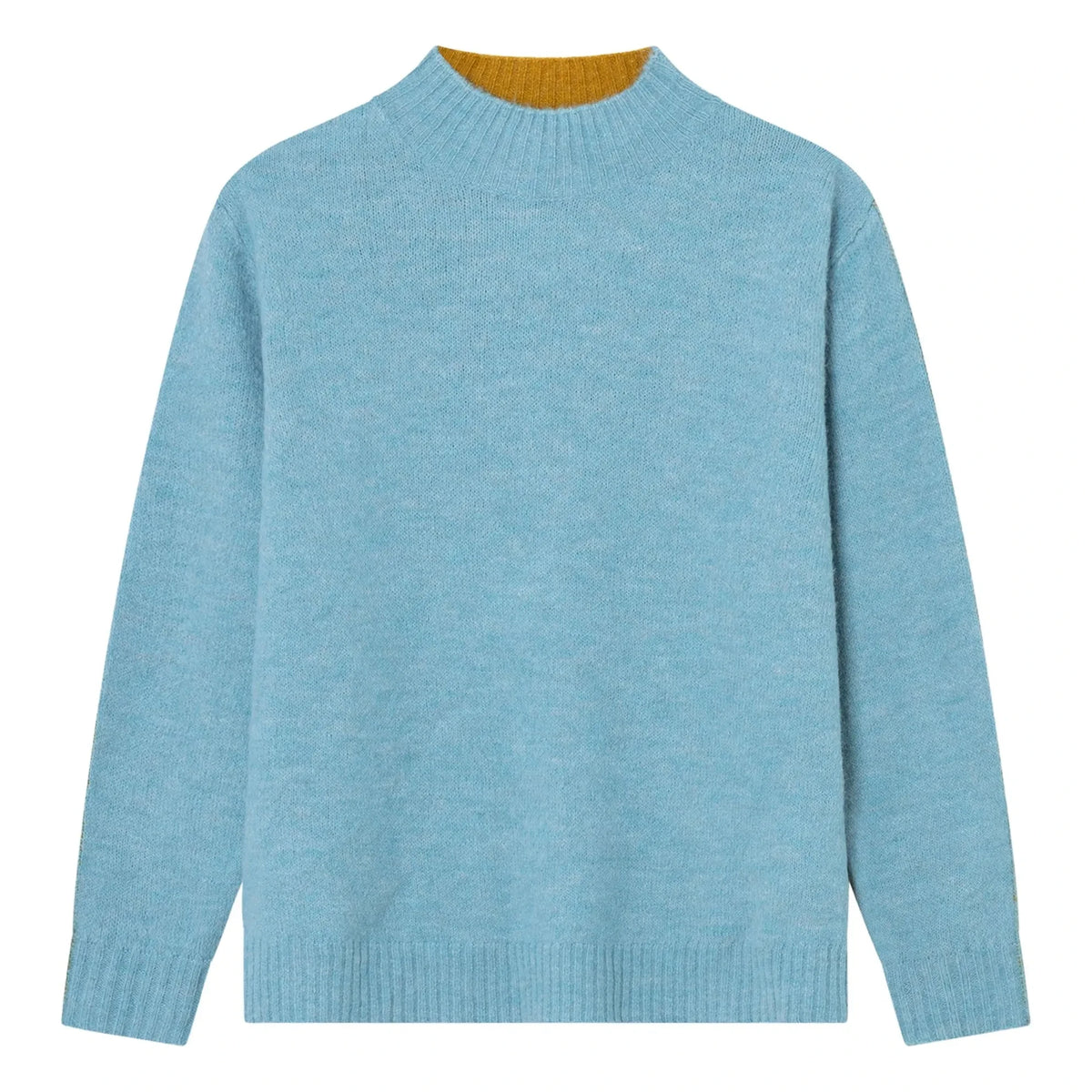 Dr Bloom - Bicolore Twist Sweater | Blue