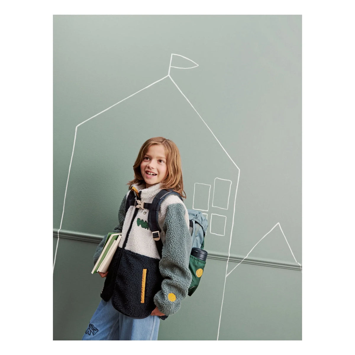 Liewood - Nolan Recycled Fiber Sherpa Jacket | Green