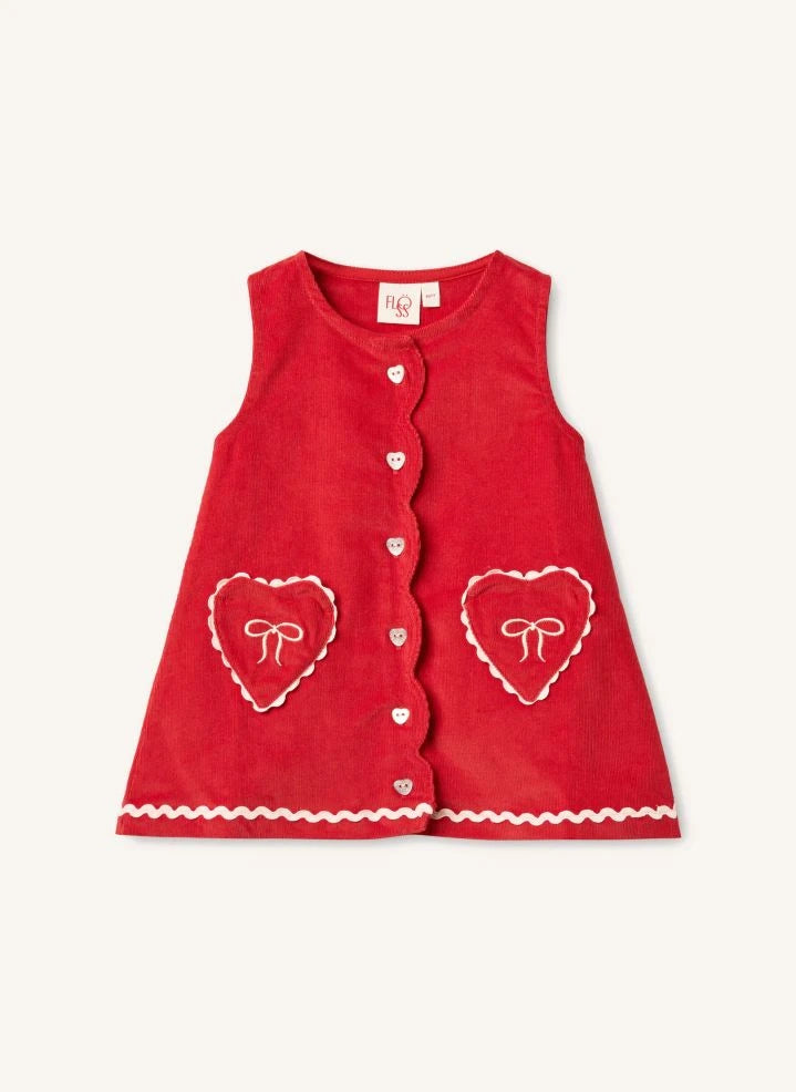 Flöss - Carol Dress | Red