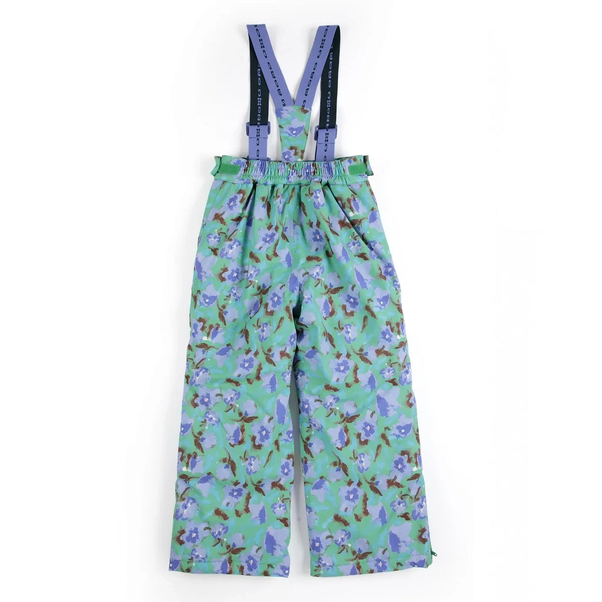 Bobo Choses - Flowery Recycled Fiber Ski Pants | Turquoise