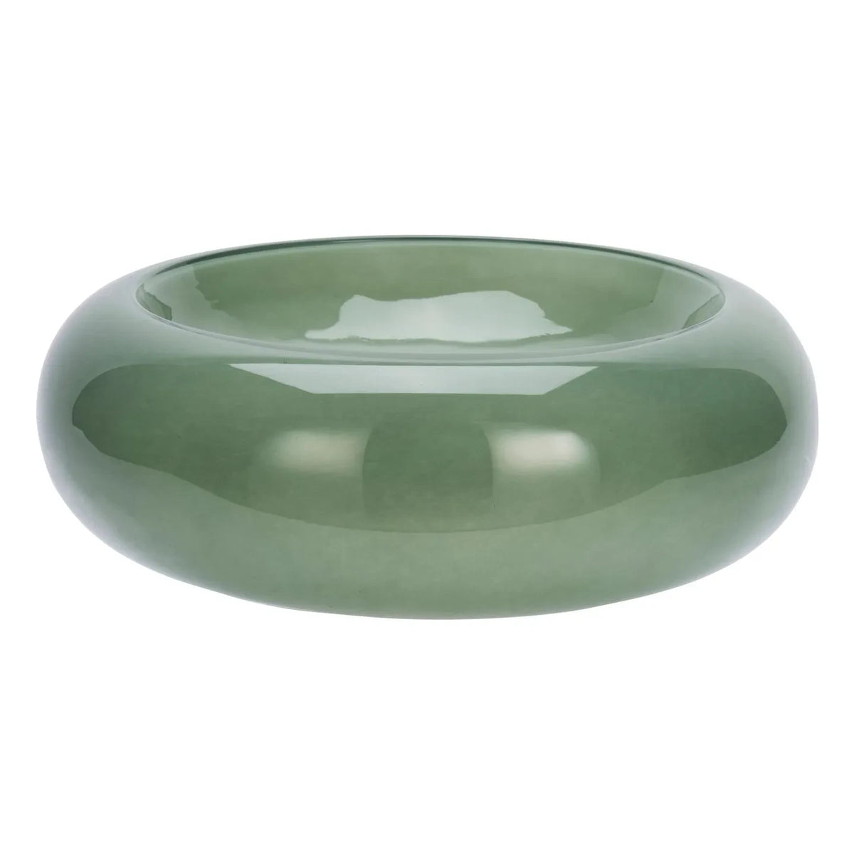 Madam Stoltz - Glass Bowl | Green