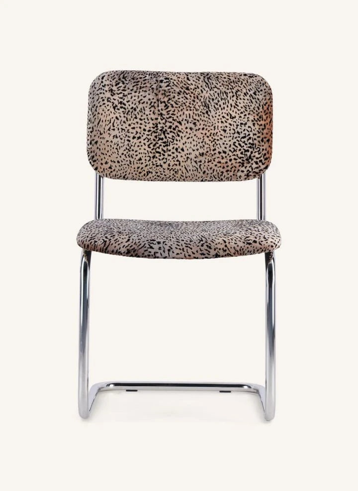The Socialite Family - Classica Chair, Roseanna x The Socialite Family Leopard Pattern Jacquard Velvet | Leopard