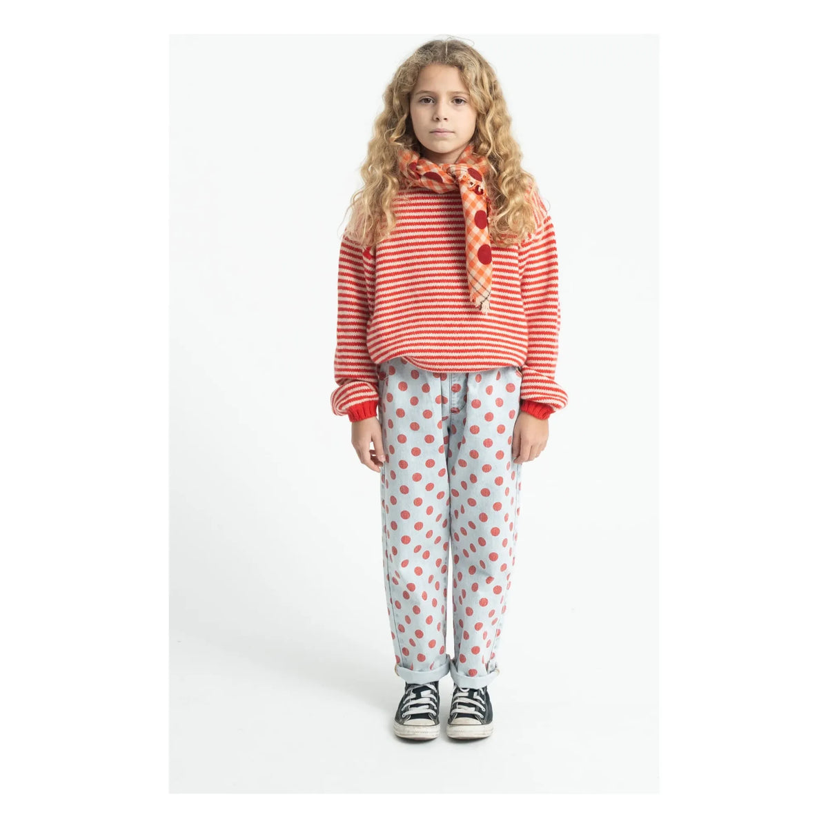 Piupiuchick - Striped Sweater | Red