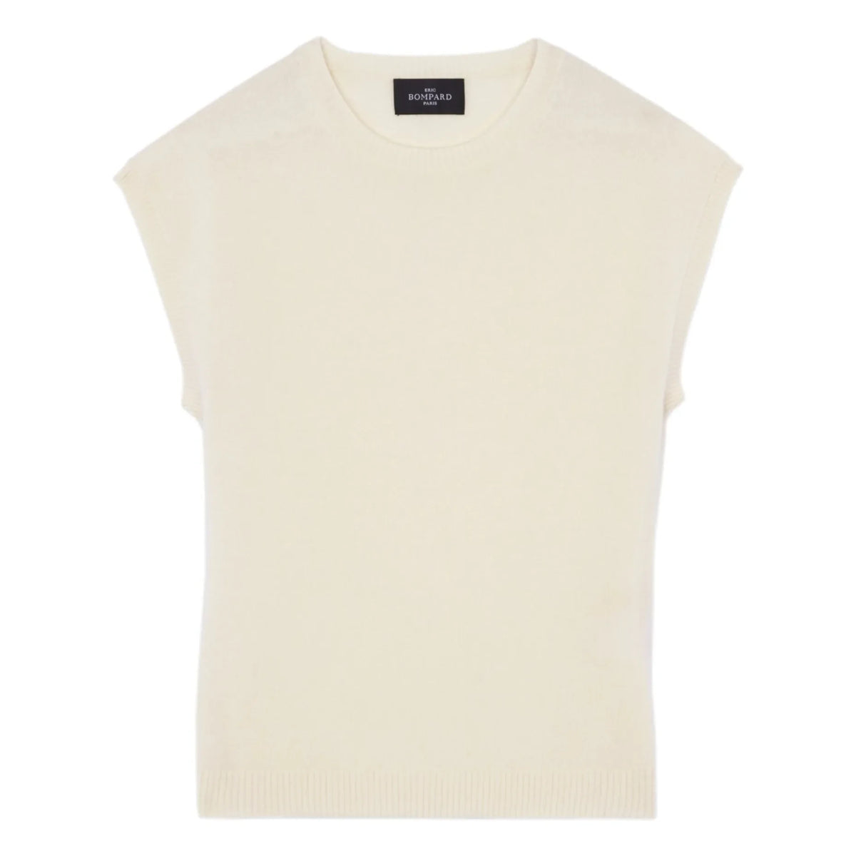 Bompard - Short-Sleeve Cashmere Sweater | Natural