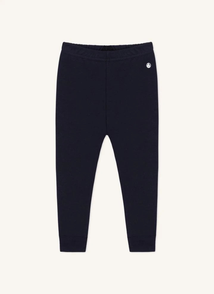 Petit Bateau - Ceeting Organic Cotton Leggings | Navy