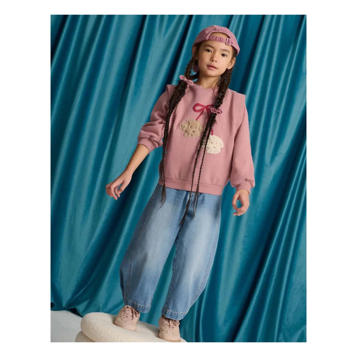 Gingersnaps - Maurine Dog Sweatshirt | Pink