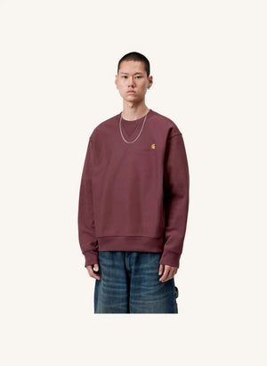 Carhartt WIP - American Script Sweatshirt | Burgundy