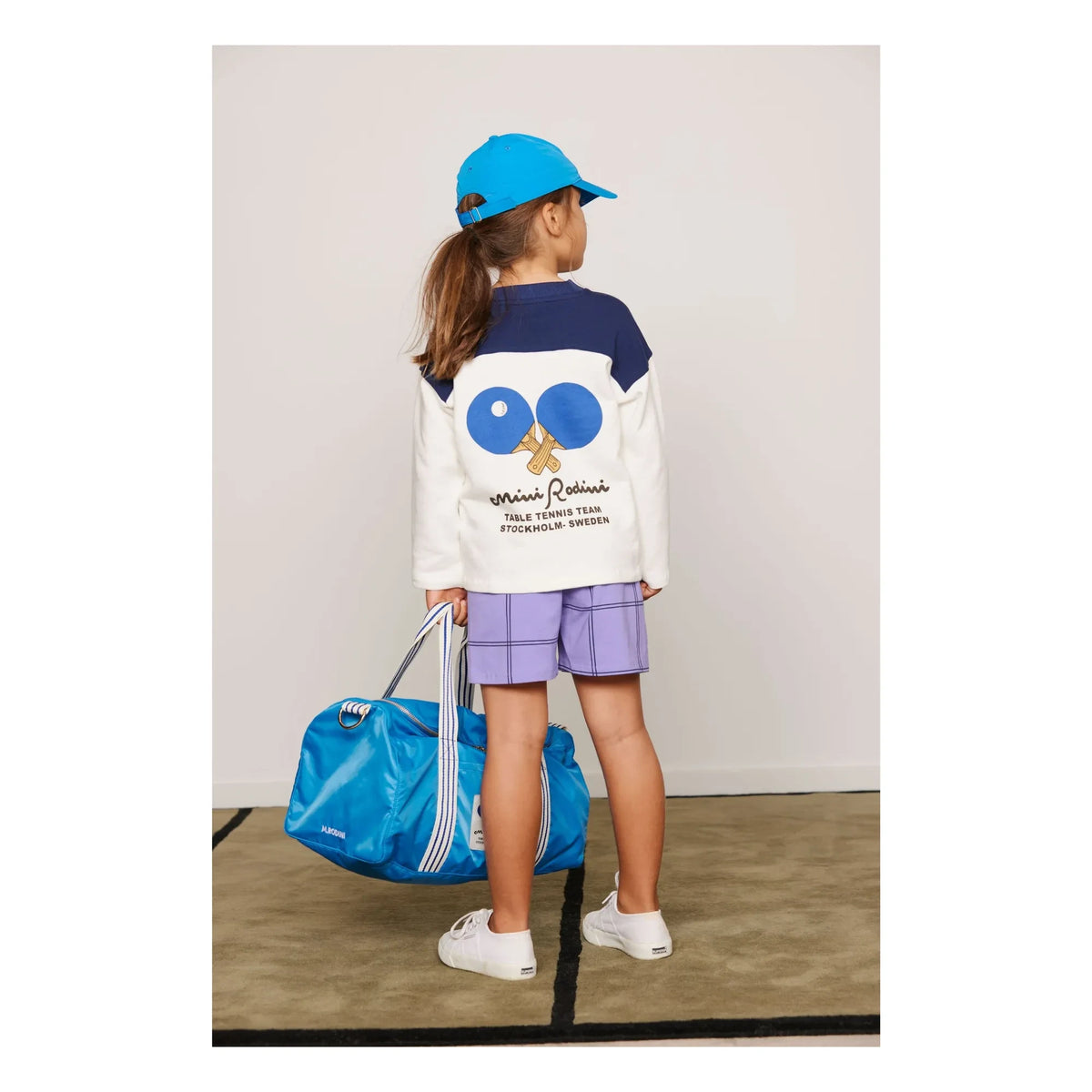 Mini Rodini - Recycled Fiber Ping Pong Hat | Blue