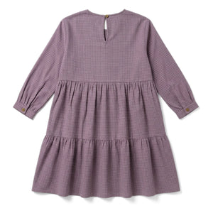 Hundred Pieces - Naya Checked Dress | Lavender