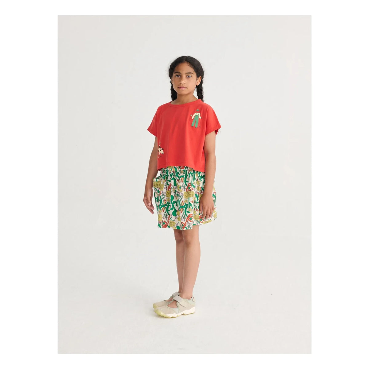 Bobo Choses - Crop Farm Organic Cotton T-Shirt | Red