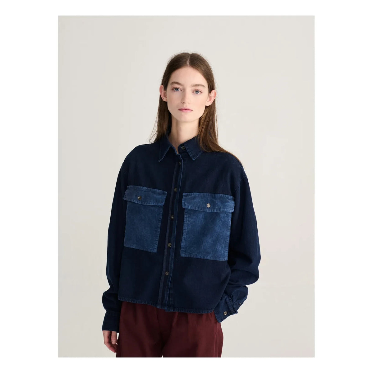 Bobo Choses - Denim Cotton Shirt | Navy
