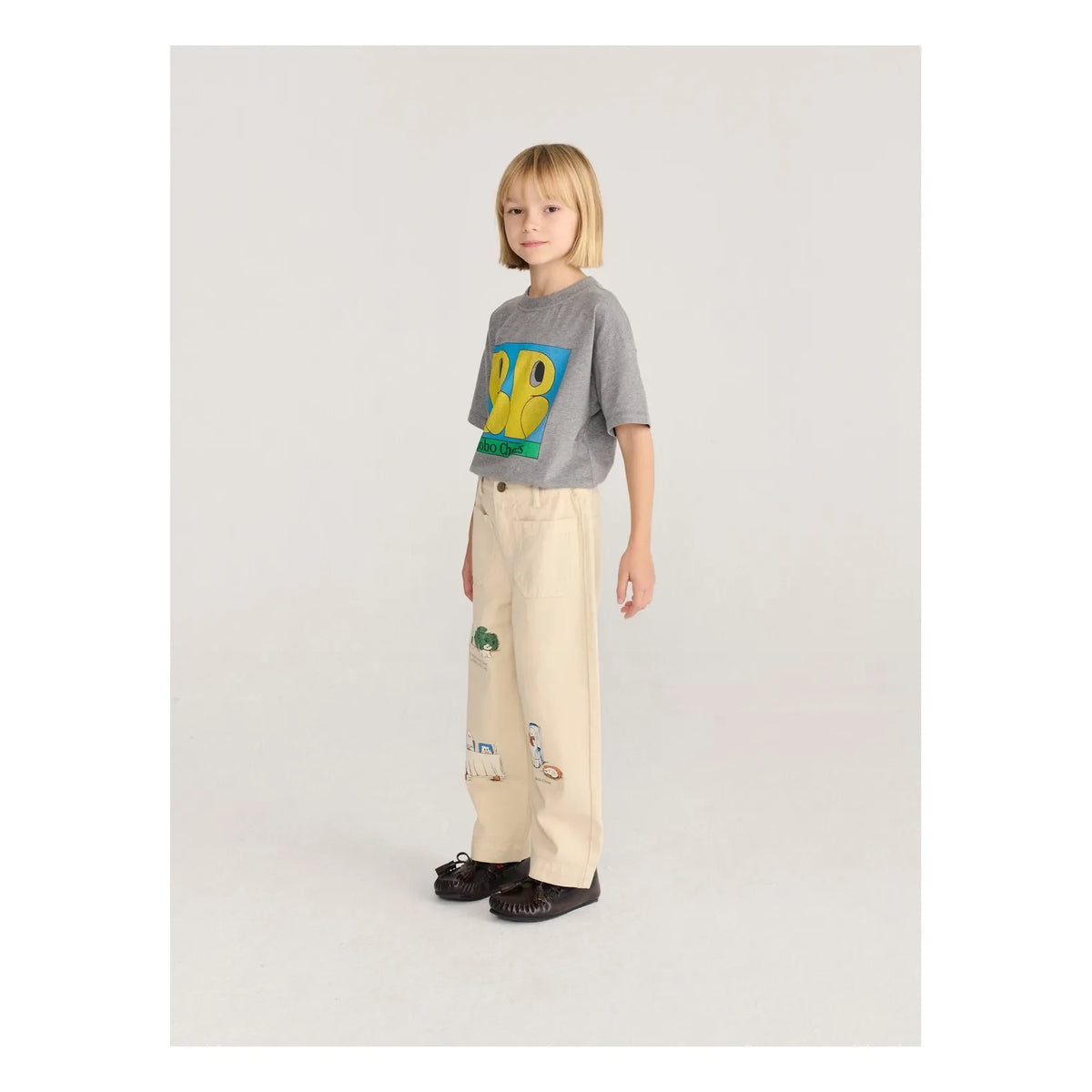 Bobo Choses - Organic Cotton Twill Ghost Trousers | Ecru