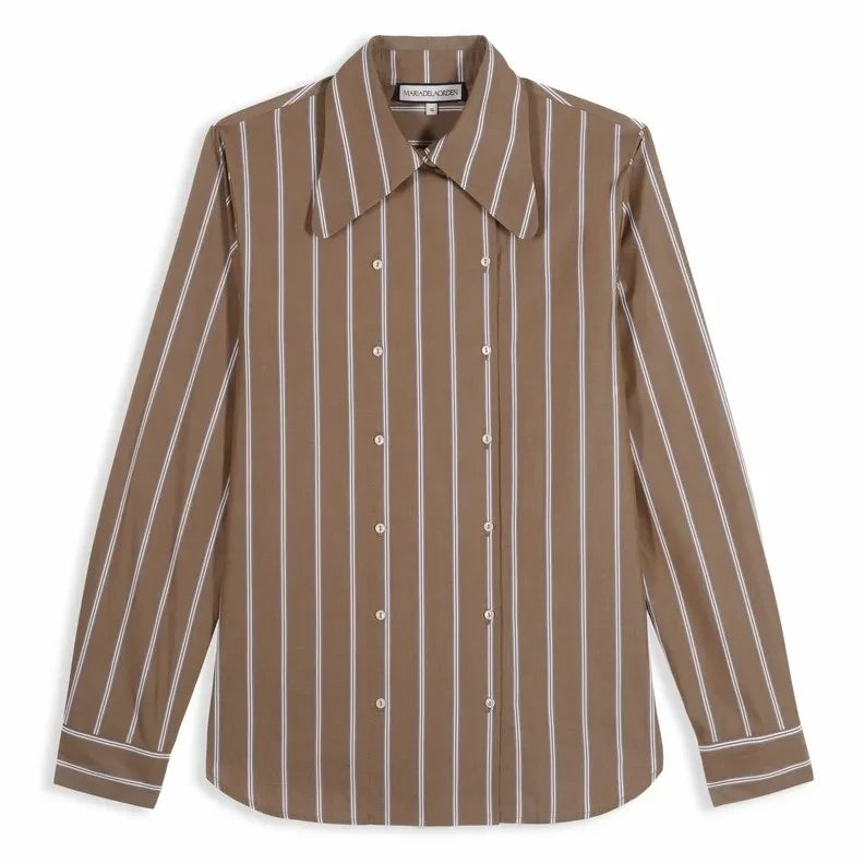 Maria de la Orden - Bailey Cotton Shirt | Light Brown