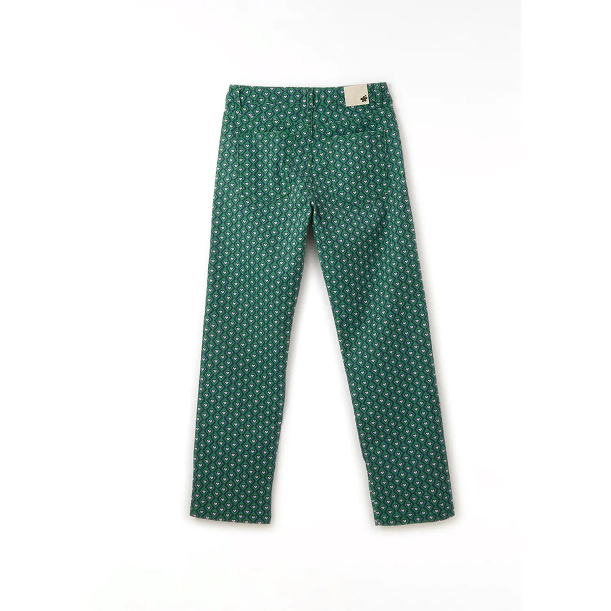 Fabula - Emerald Green Little Hearts Pants