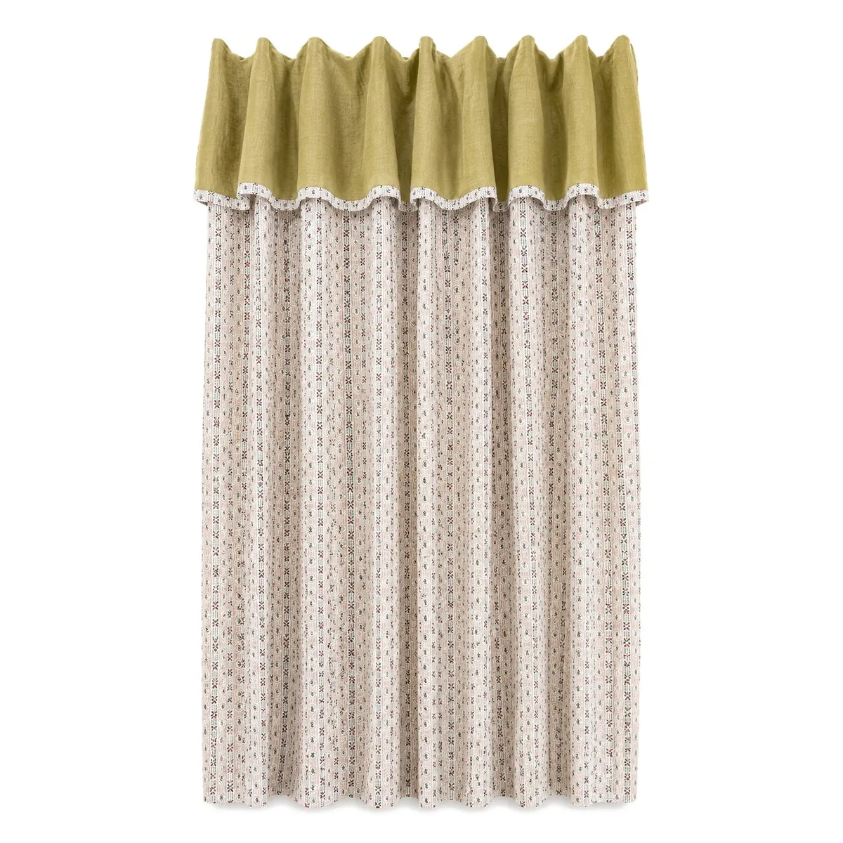 Editions Aimable - Raoul reversible curtain | pistachio green