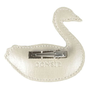 Donsje - Chiem Cygne Irisée Hair Clip | White