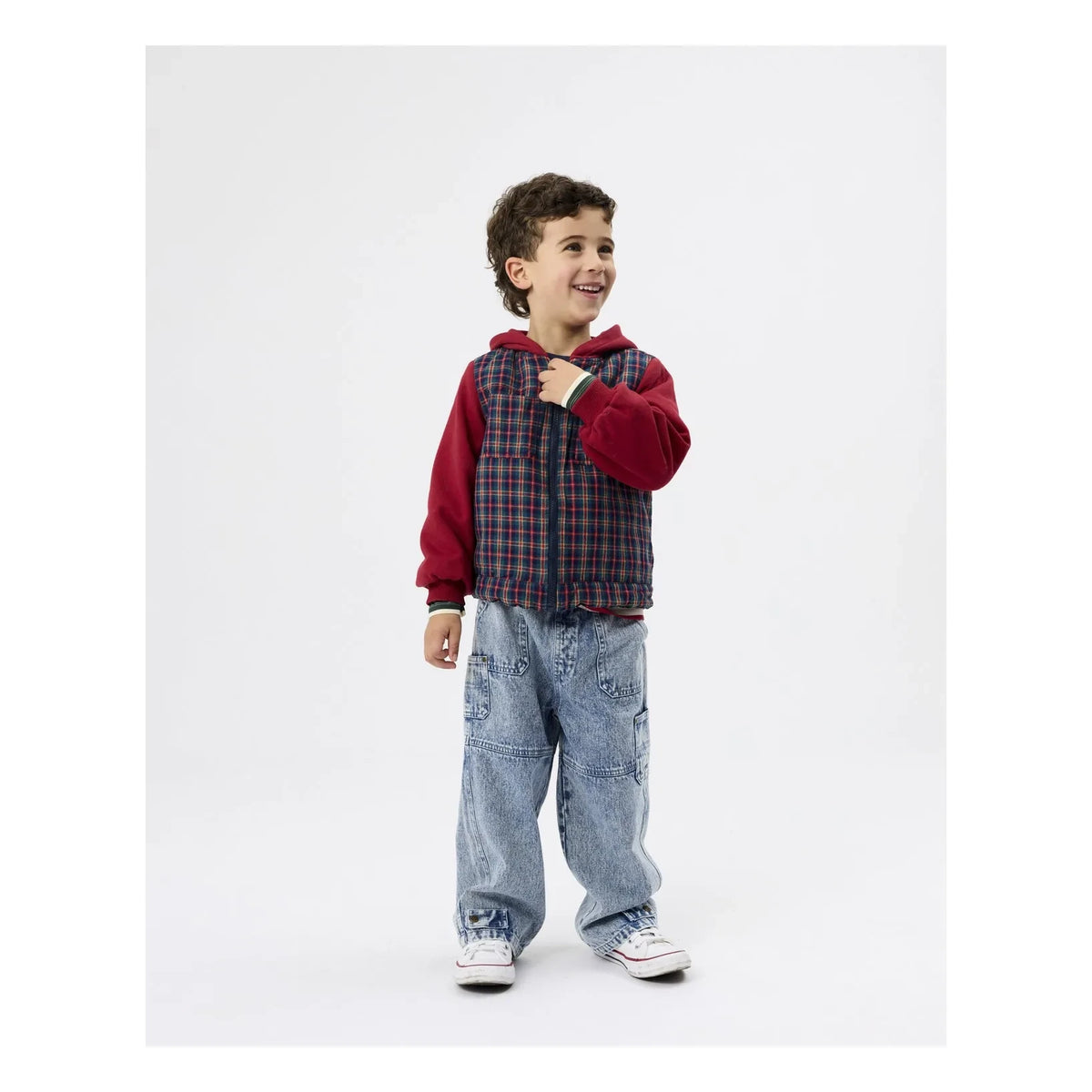 Goldie + Ace - Unisex Cargo Jeans | Blue