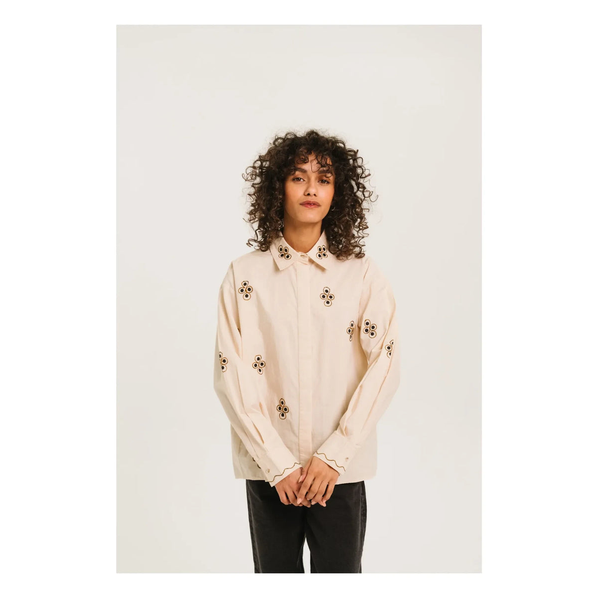 Sacrécoeur - Elie Broderies Shirt | Ecru