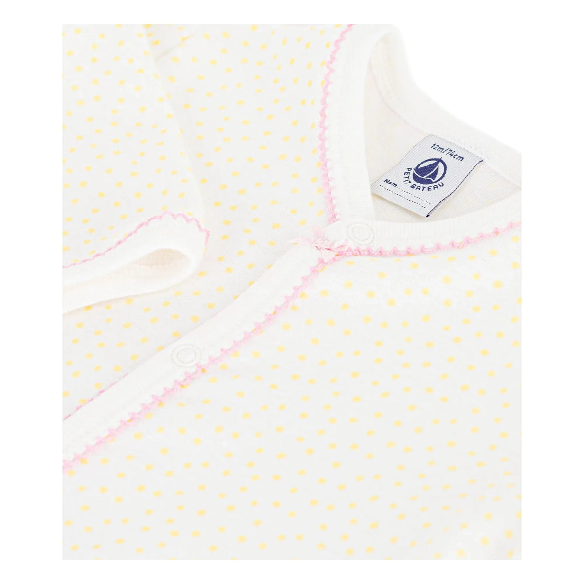 Petit Bateau - Organic Cotton Pajama | White