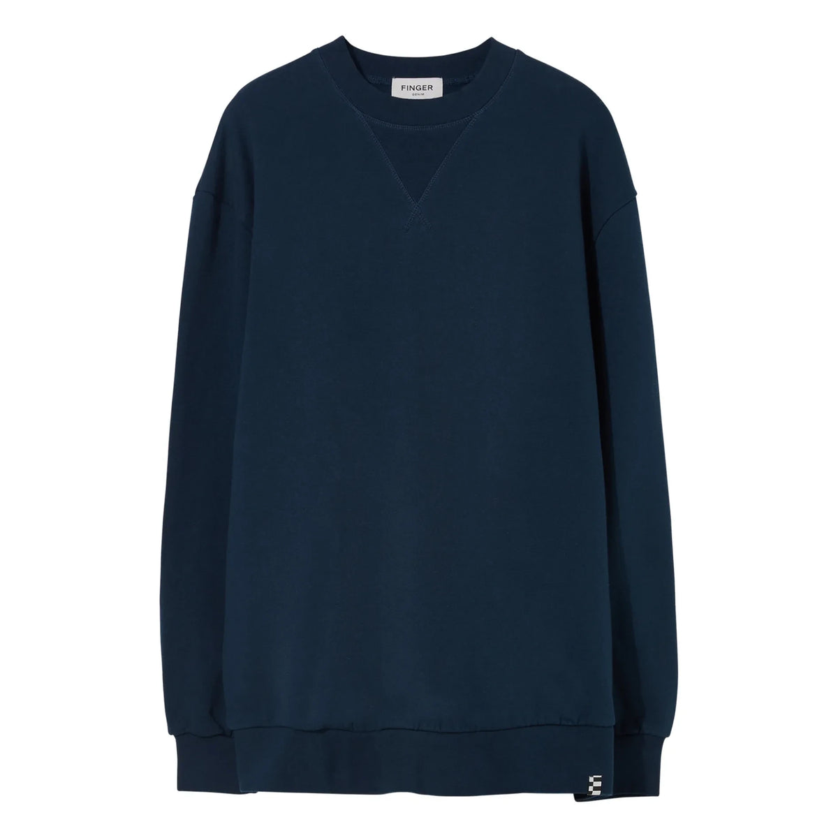 Finger in the nose - SC 007 Organic Cotton Sweatshirt | Navy Blue