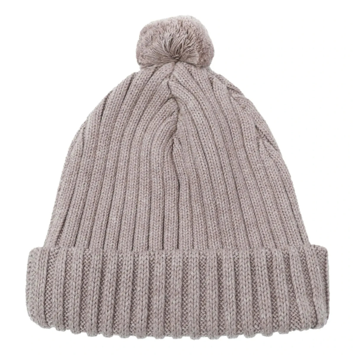 Donsje - Pom-Pom Hat | Dark Gray-Beige