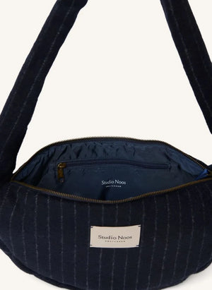 Studio Noos - Flannel shoulder bag | Navy