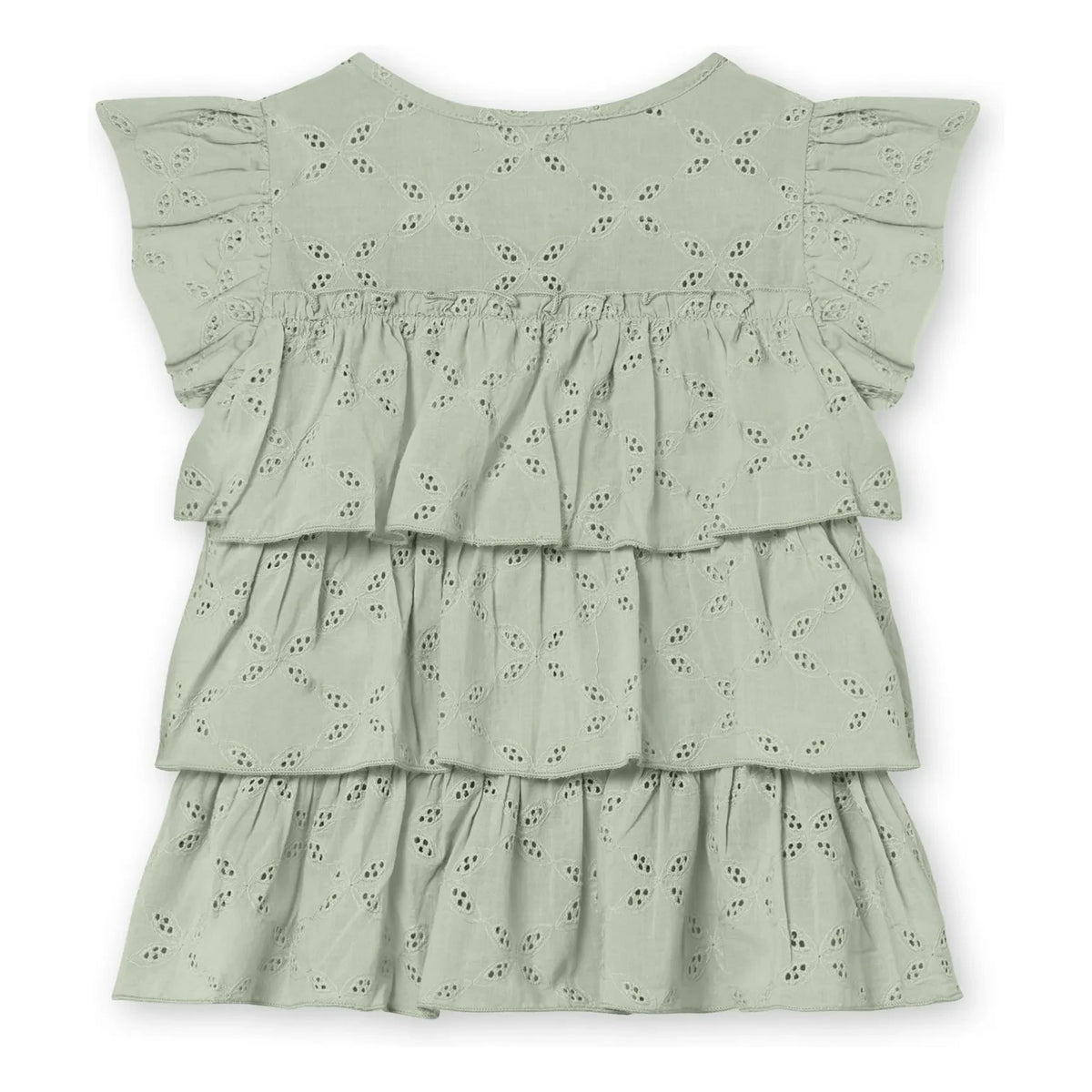 Fliink - Harper Embroidered Top | Light gray