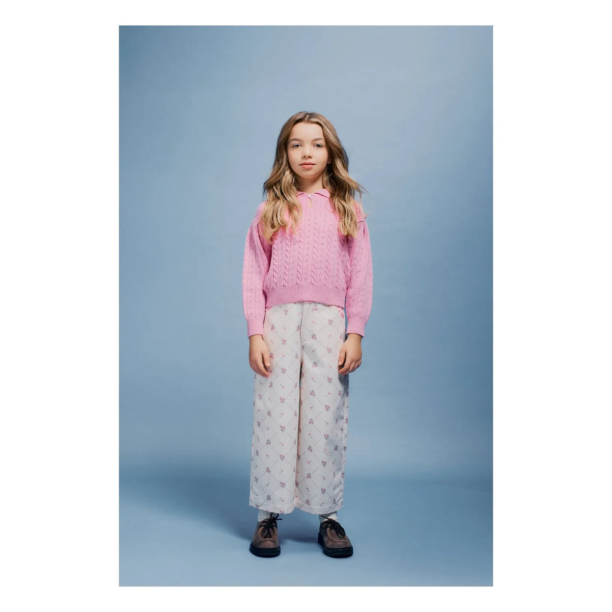 Bebe Organic - Heidi Floral Print Pants | Ecru