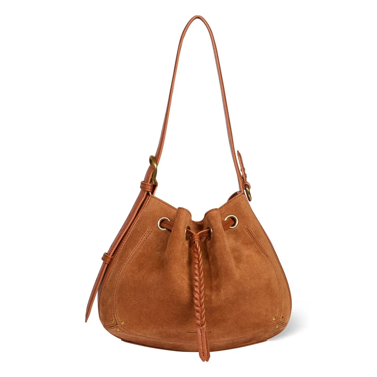 Jérôme Dreyfuss - Andy Croute Velours bag | Caramel