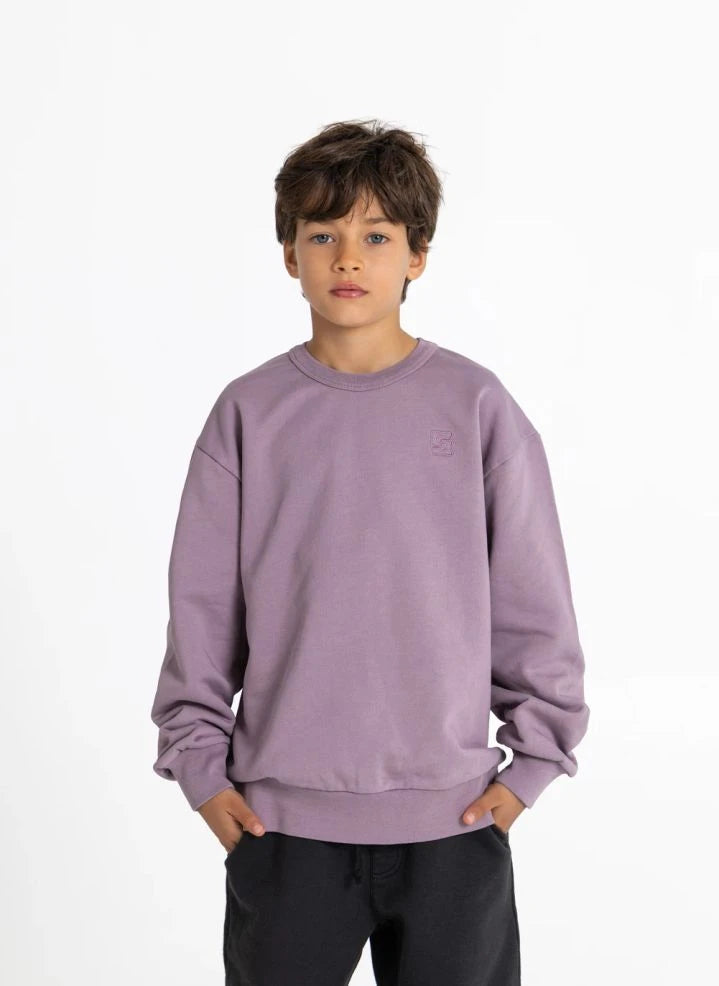 Smallable Kid - Arlo Organic Cotton Sweatshirt | Purple