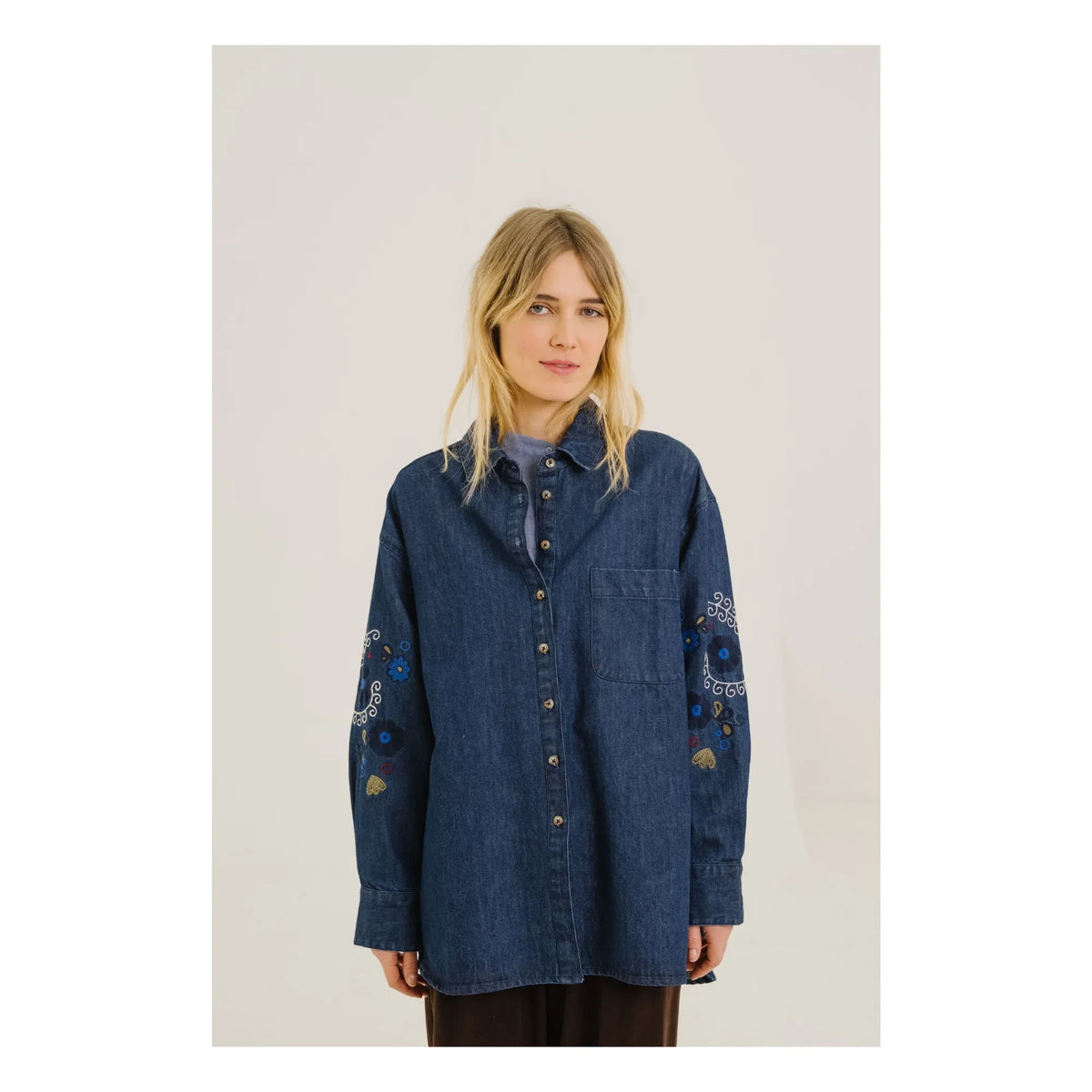 Sacrécoeur - Rupina Asha Overshirt | Indigo