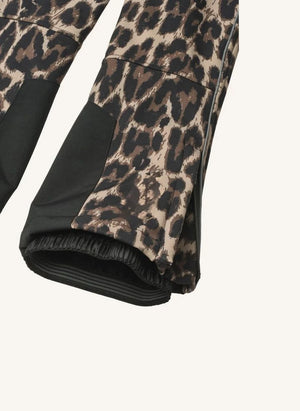Molo - Harlie Leopard Ski Pants | Brown