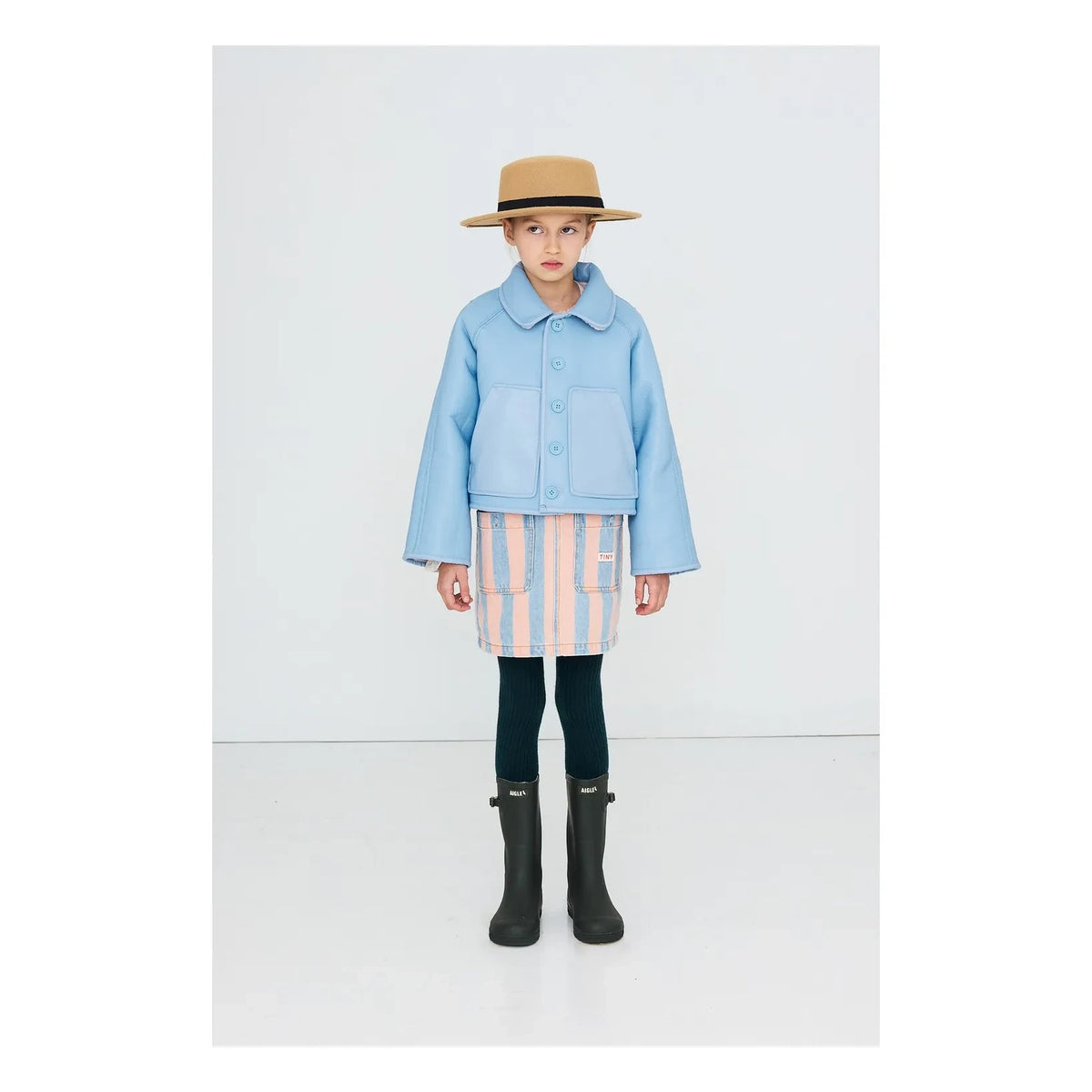 Tinycottons - Pink Sherpa Style Reversible Jacket