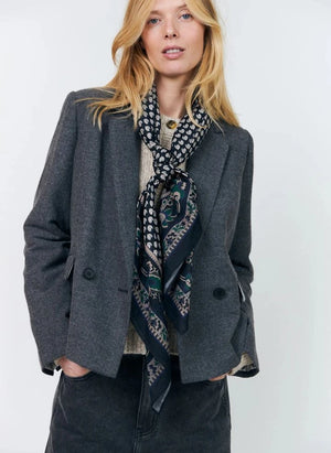 Lollys Laundry - Antonella Wool Blazer | Grey