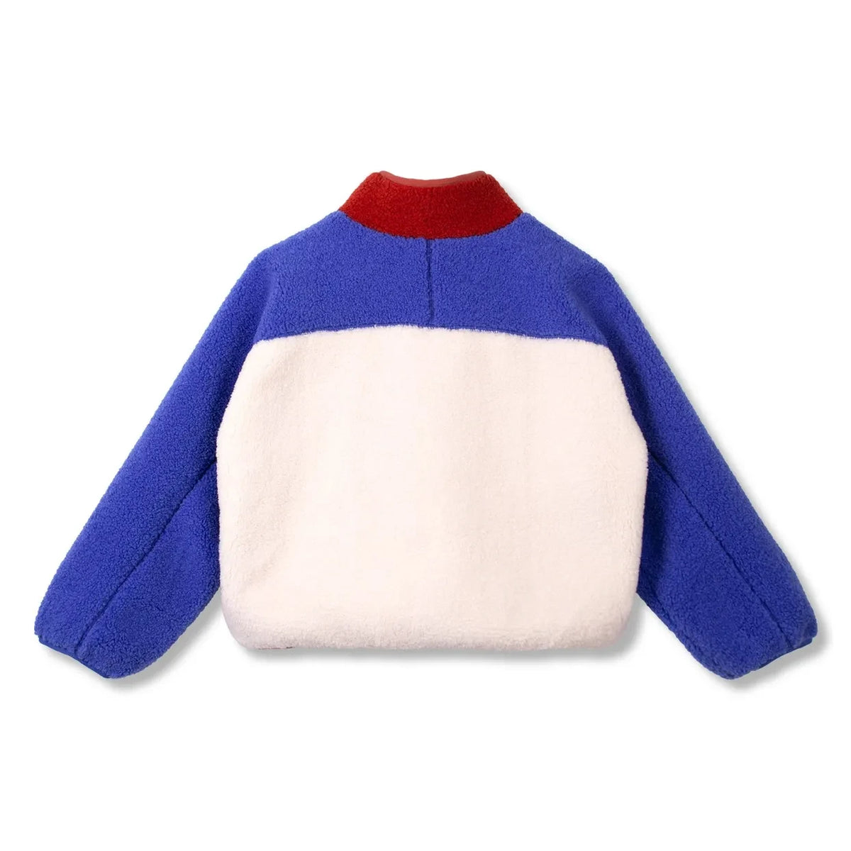 Wynken - Double-button Sherpa Jacket | Blue
