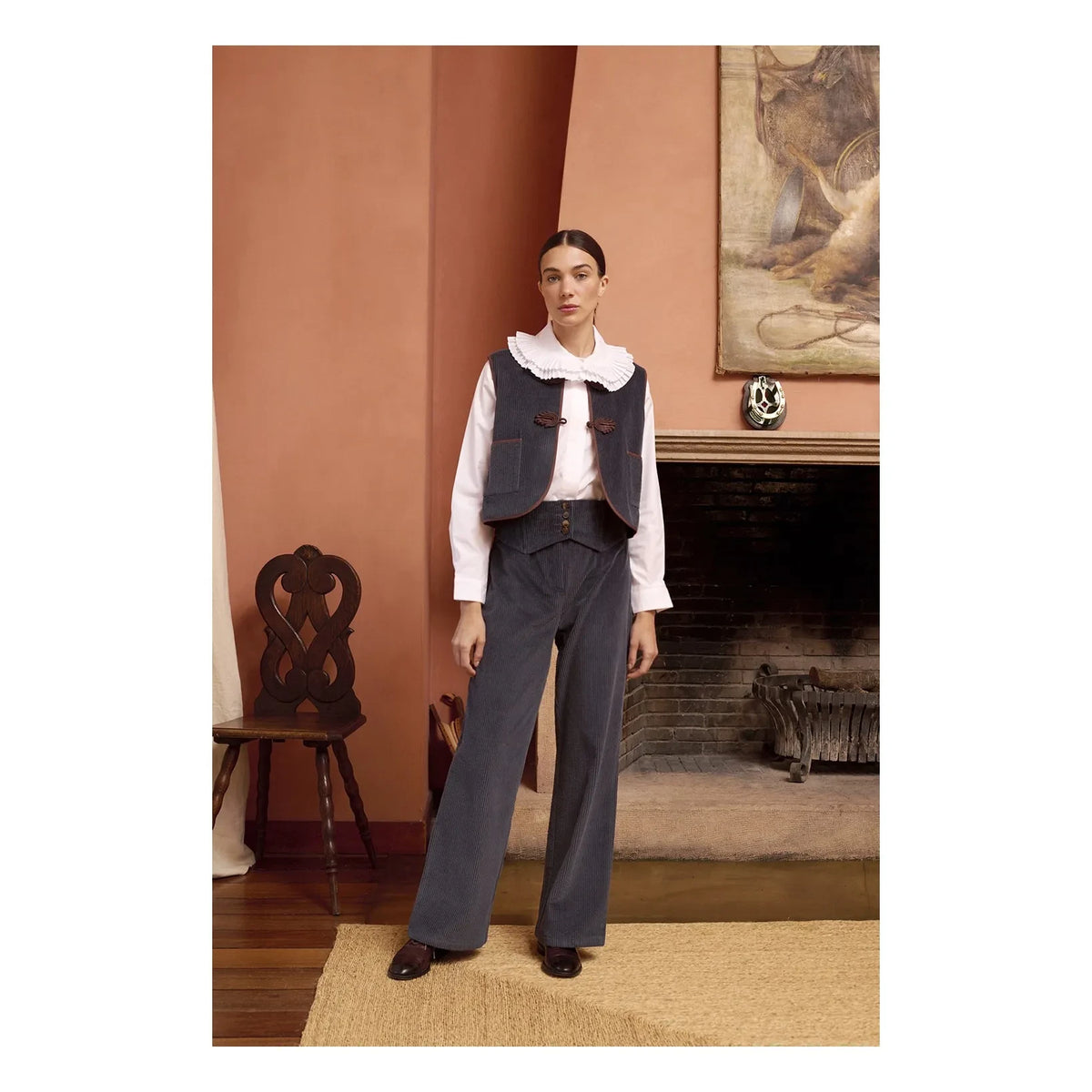 Maria de la Orden - Vienna Cotton Jacket | Navy