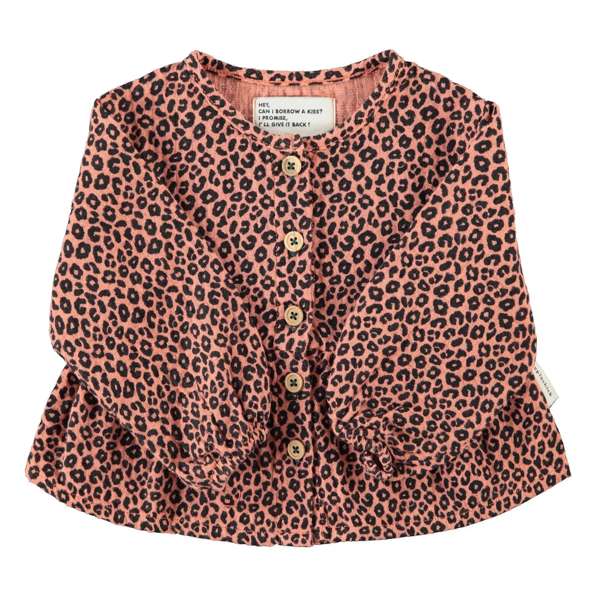 Piupiuchick - Leopard Blouse | Pink