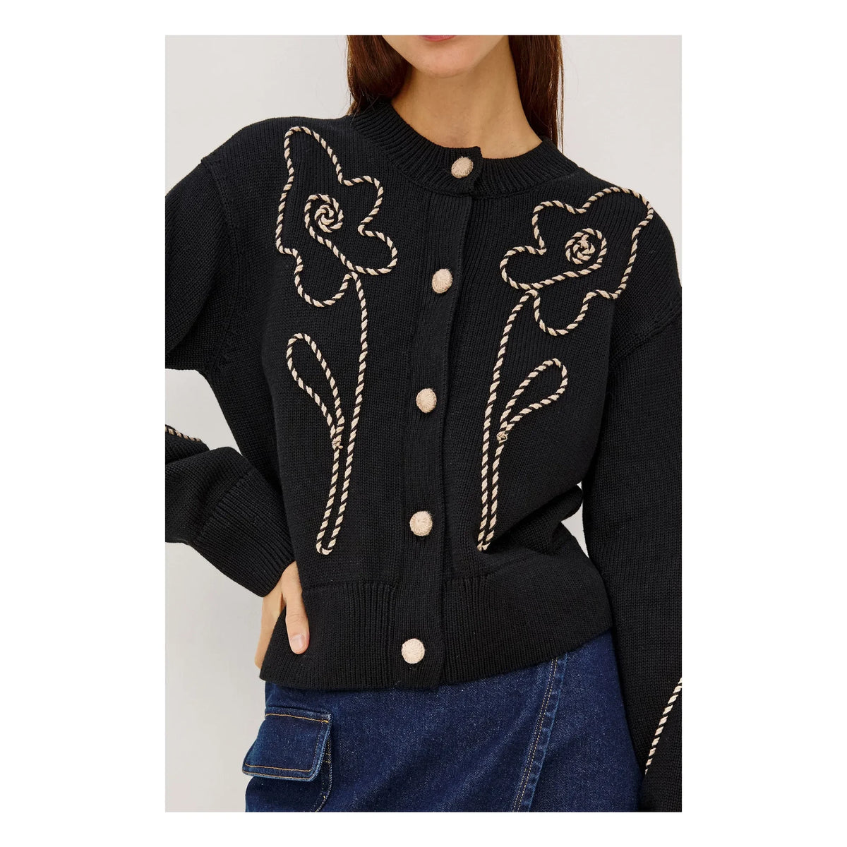 Rails - Floral Western Vest | Black