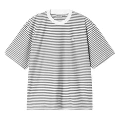 Carhartt WIP - Dupree Striped Cotton T-Shirt | Vert Lichen