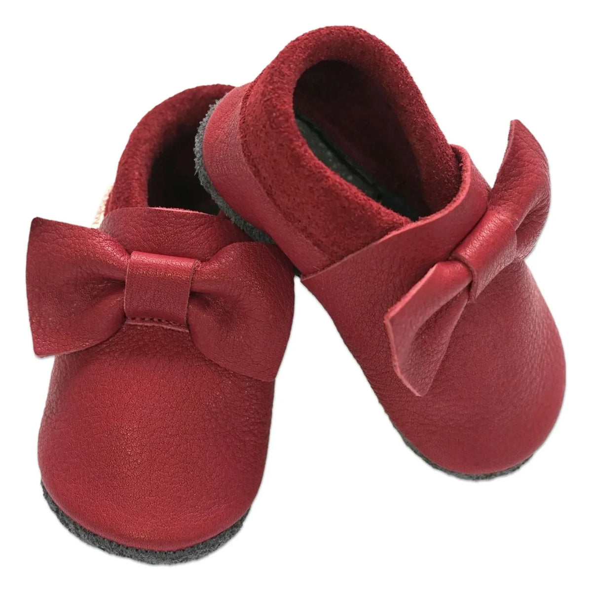 Baobaby - Knot Slippers | Cherry red