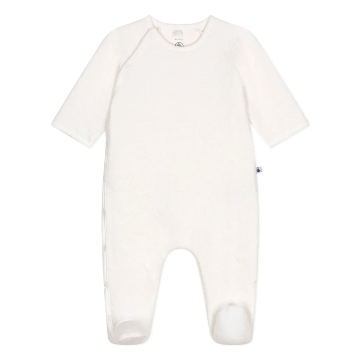 Petit Bateau - Organic Cotton Sleeper Pajamas | White
