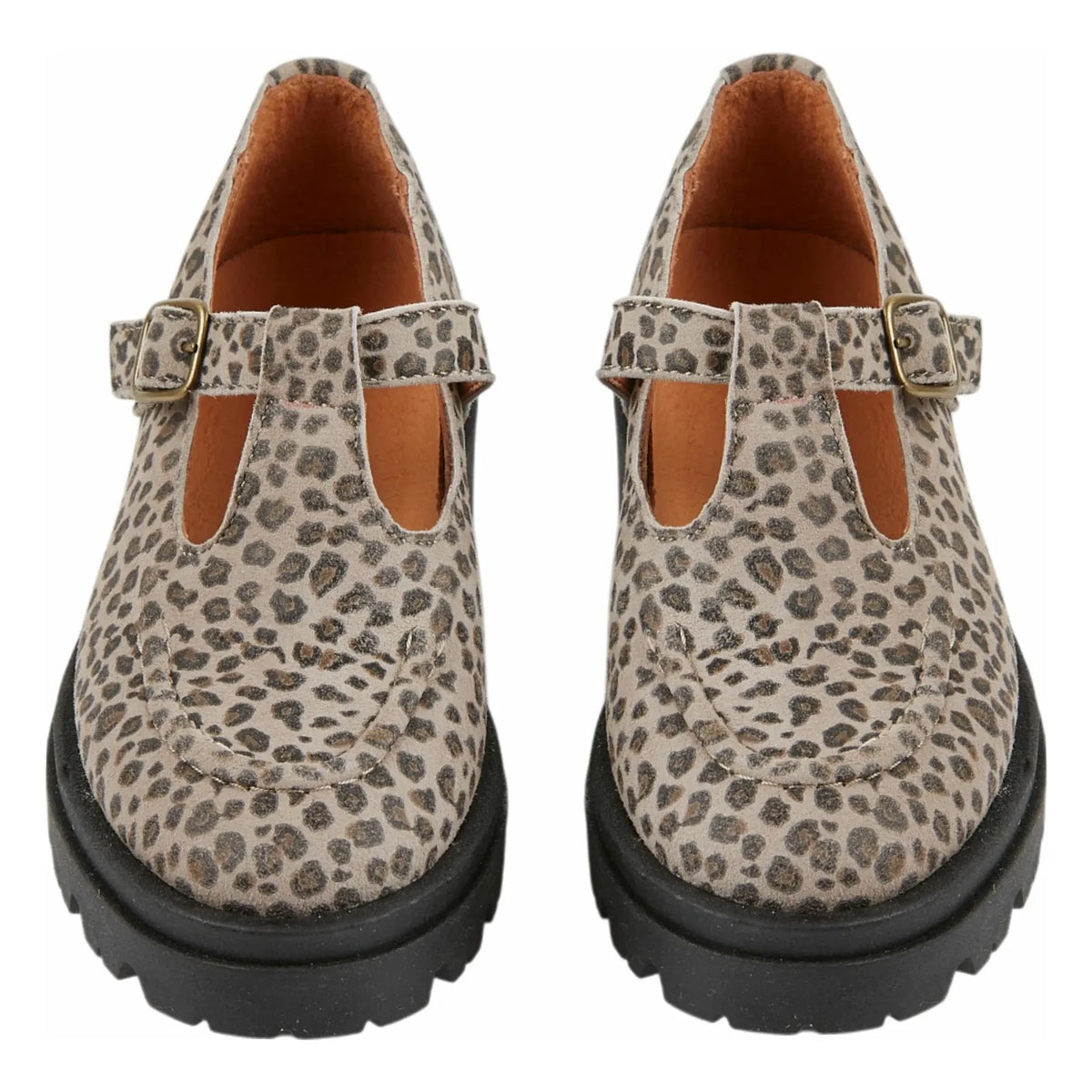 Emile et Ida - Leopard Leather Loafers | Dark brown