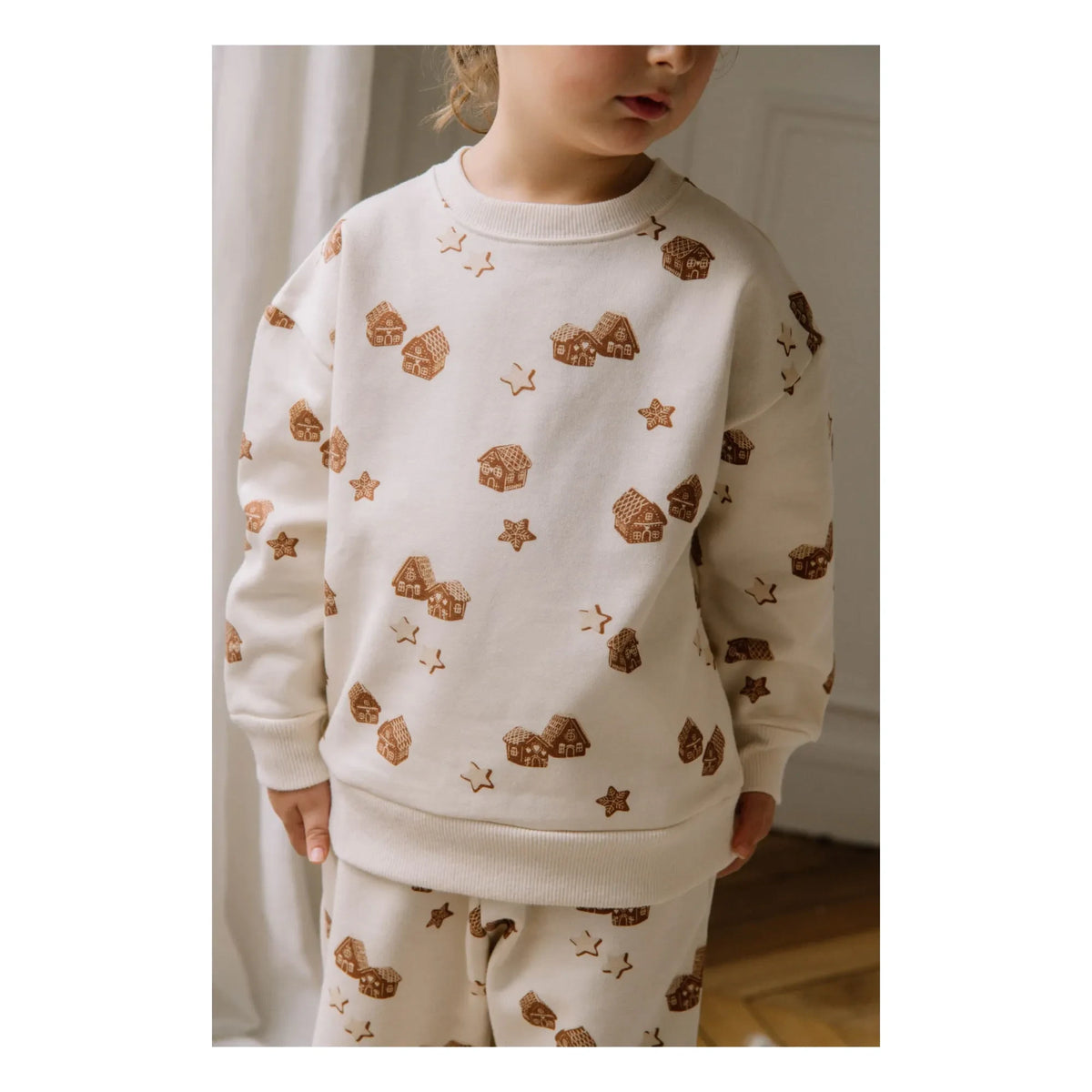 Studio Bohème - Noel Bear Sweatshirt Organic Cotton | Ecru