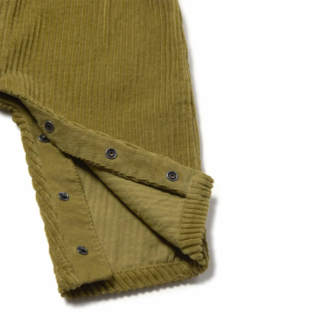 Cozmo - Dax organic cotton velvet overalls | Light green