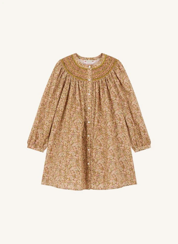 Bonpoint - Jadwiga Liberty Organic Cotton Dress | Mauve